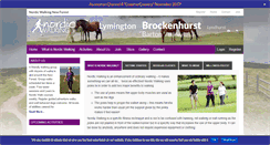 Desktop Screenshot of nordicwalkingbrockenhurst.com